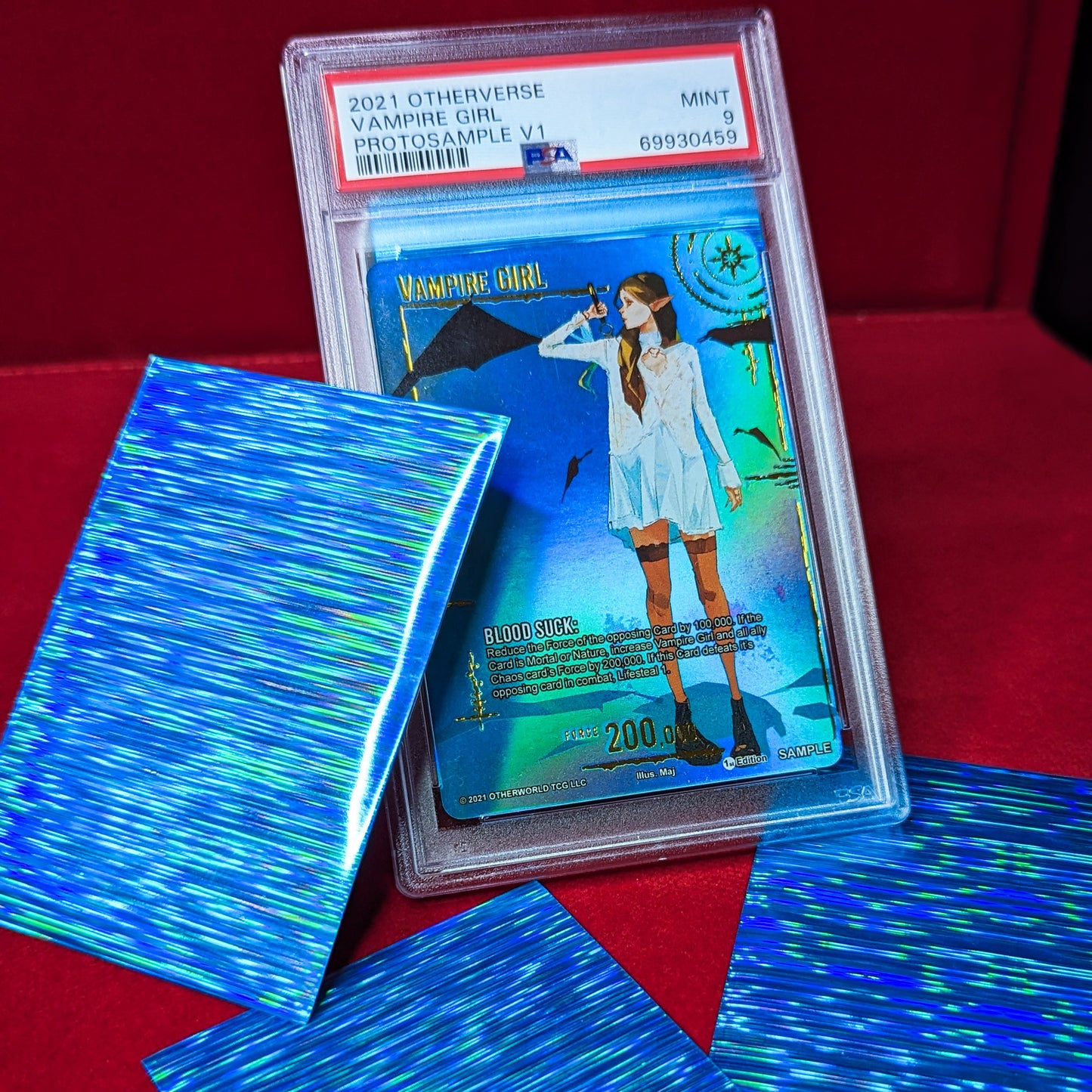 Rain Holographic Card Sleeves
