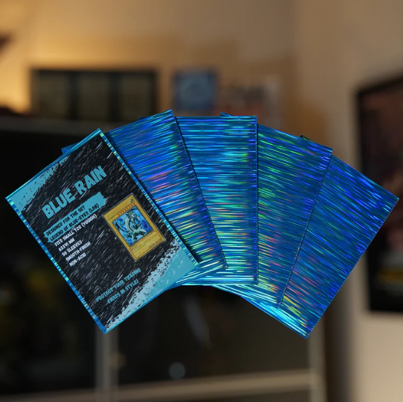 Rain Holographic Card Sleeves Strictly Sealed Rain Holographic Card Sleeves Strictly Sealed