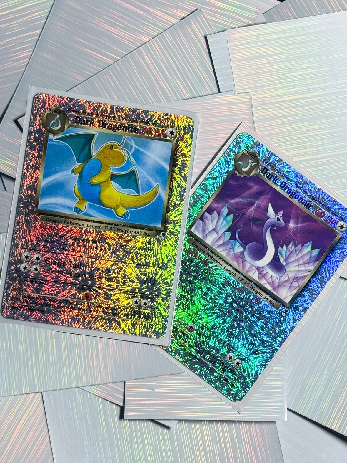 Rain Holographic Card Sleeves