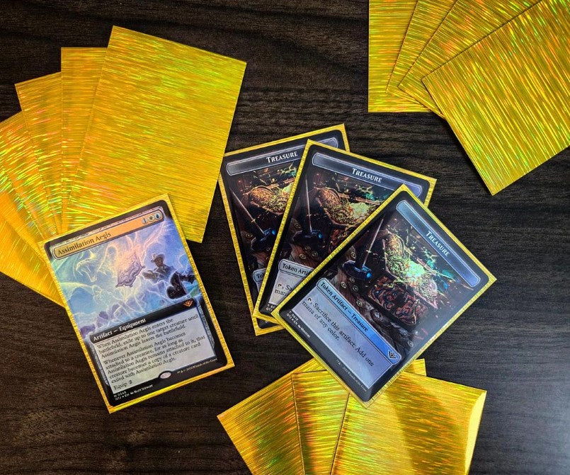 Rain Holographic Card Sleeves