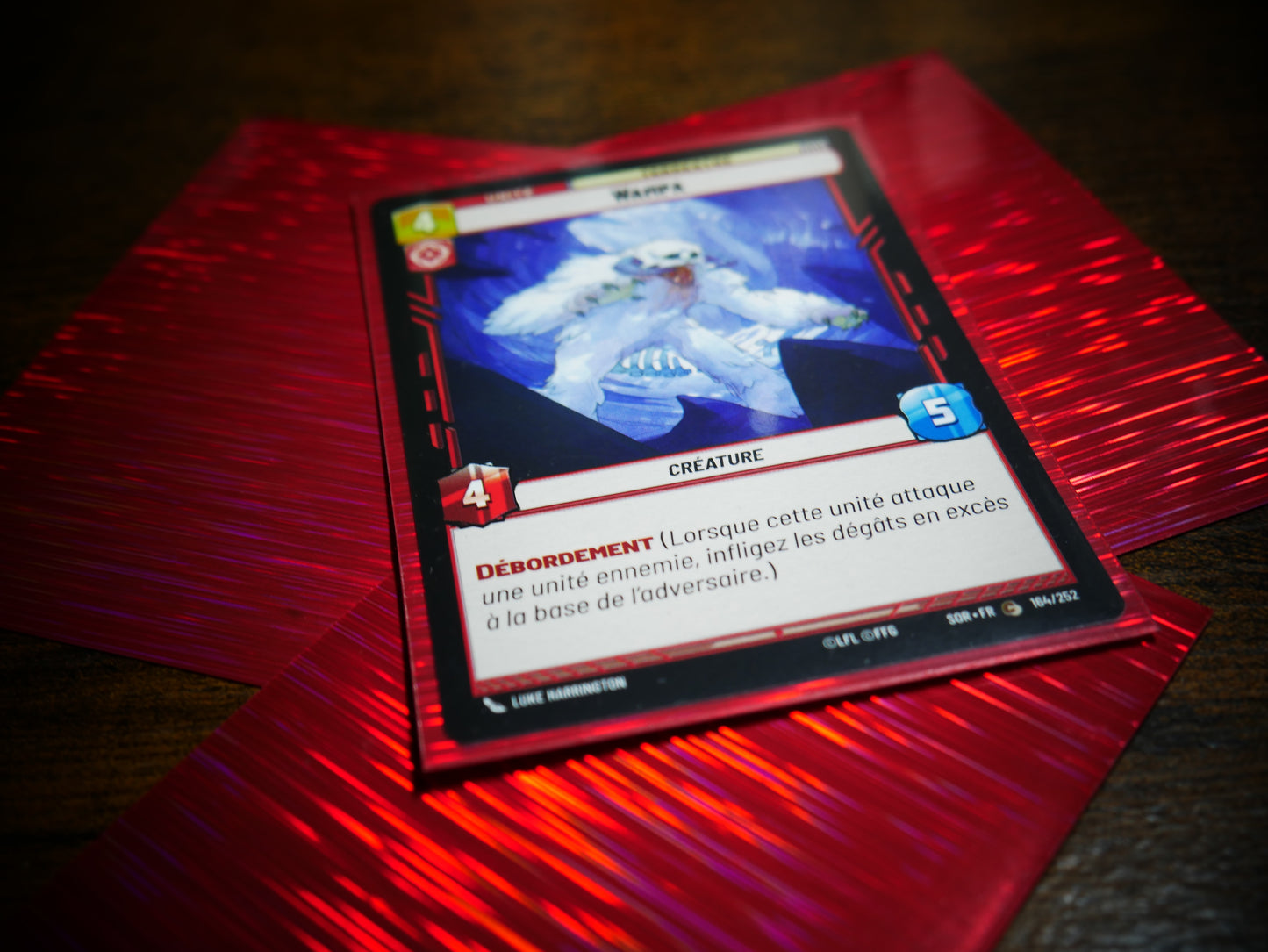 Rain Holographic Card Sleeves