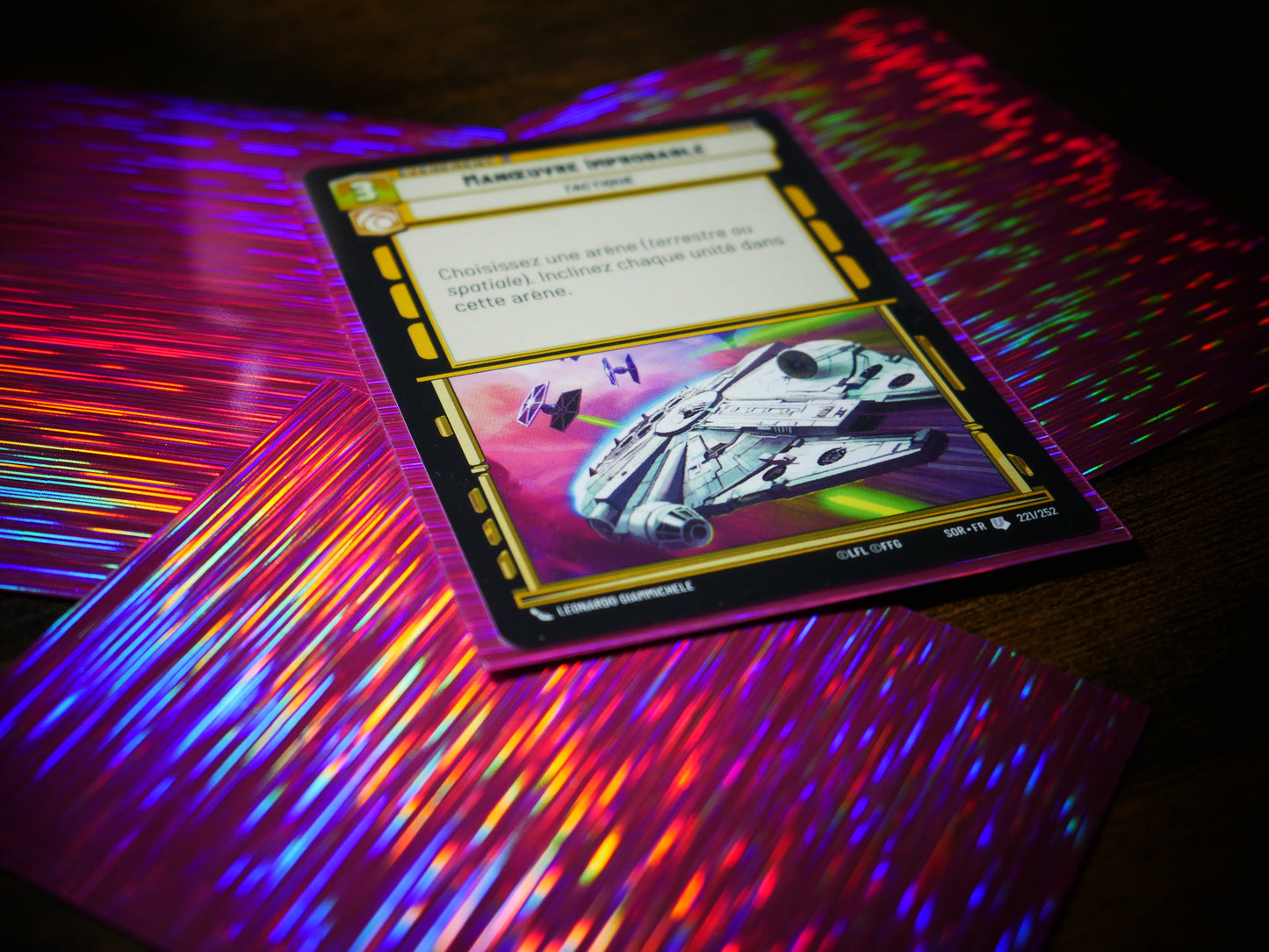 Rain Holographic Card Sleeves
