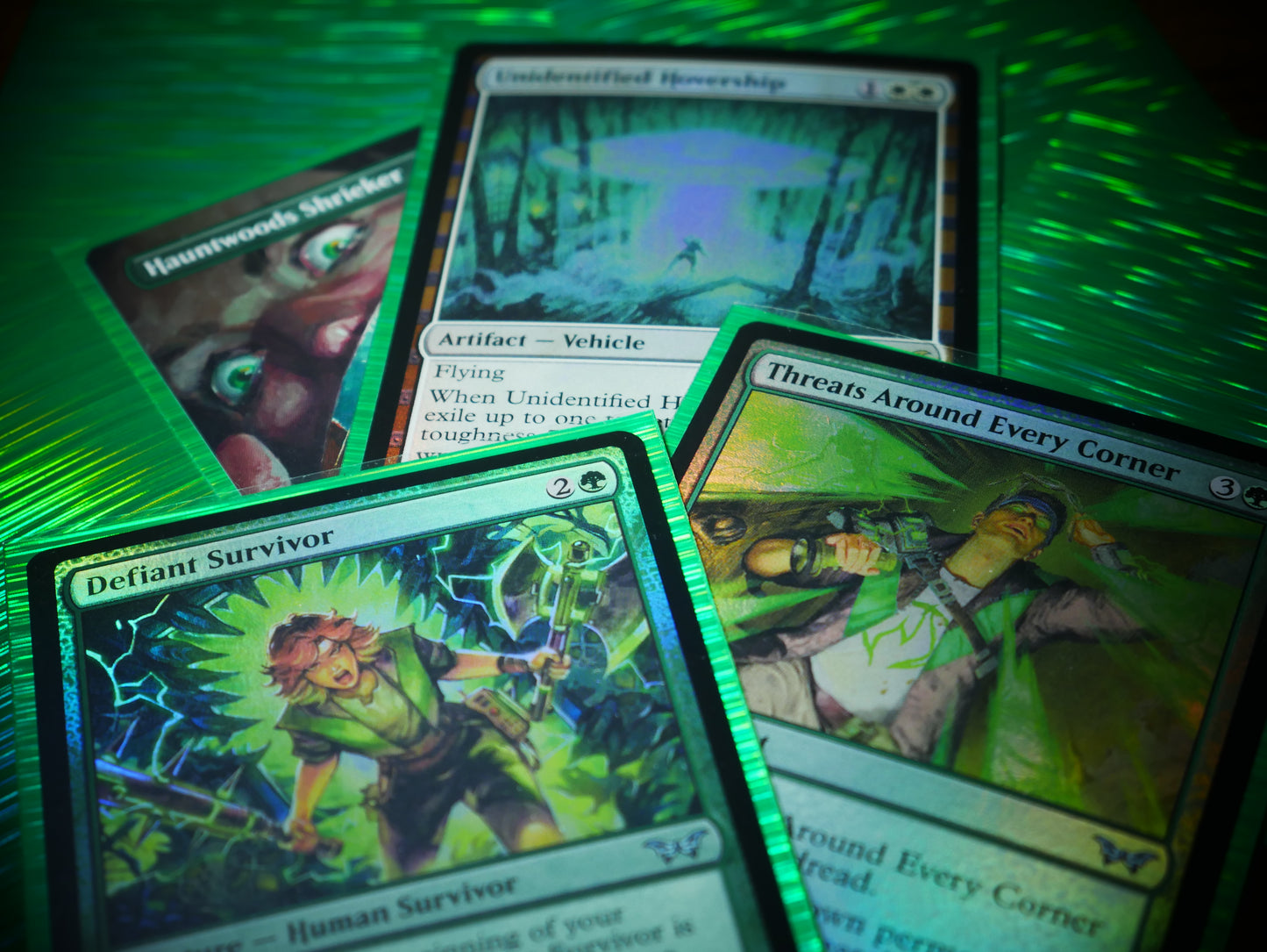 Rain Holographic Card Sleeves