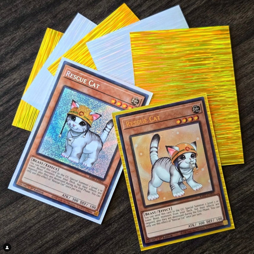 Rain Holographic Card Sleeves
