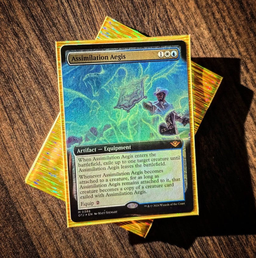 Rain Holographic Card Sleeves
