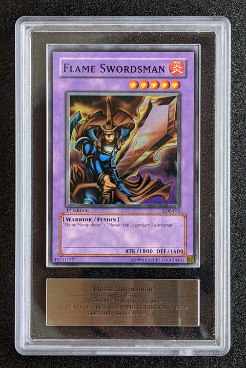 ARS 9 Flame Swordsman LOB-003 1st Edition Super Rare – Strictly Sealed