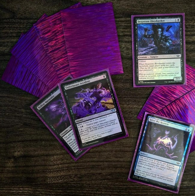 Rain Holographic Card Sleeves