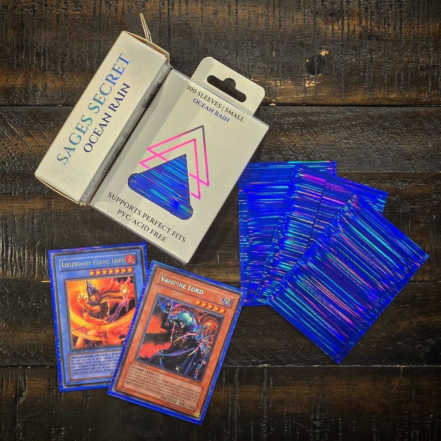 Rain Holographic Card Sleeves