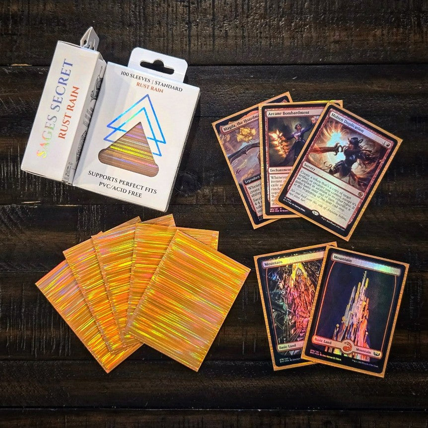 Rain Holographic Card Sleeves