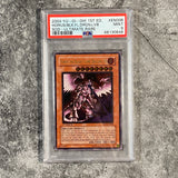 PSA 9 Horus the Black Flame Dragon LV8 1st Edition Ultimate Rare SOD-EN008