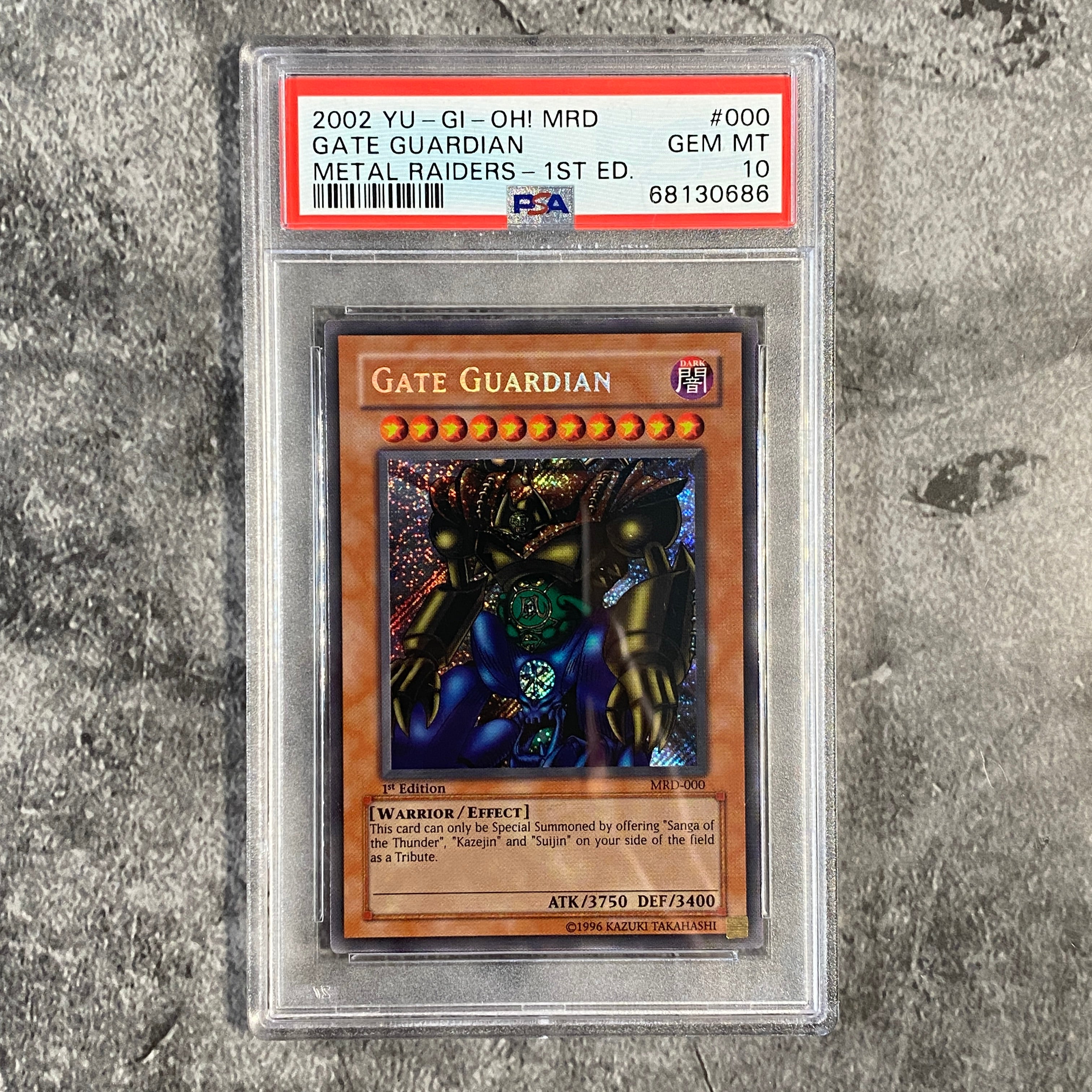 PSA 10 Gate Guardian 1st Edition MRD-000