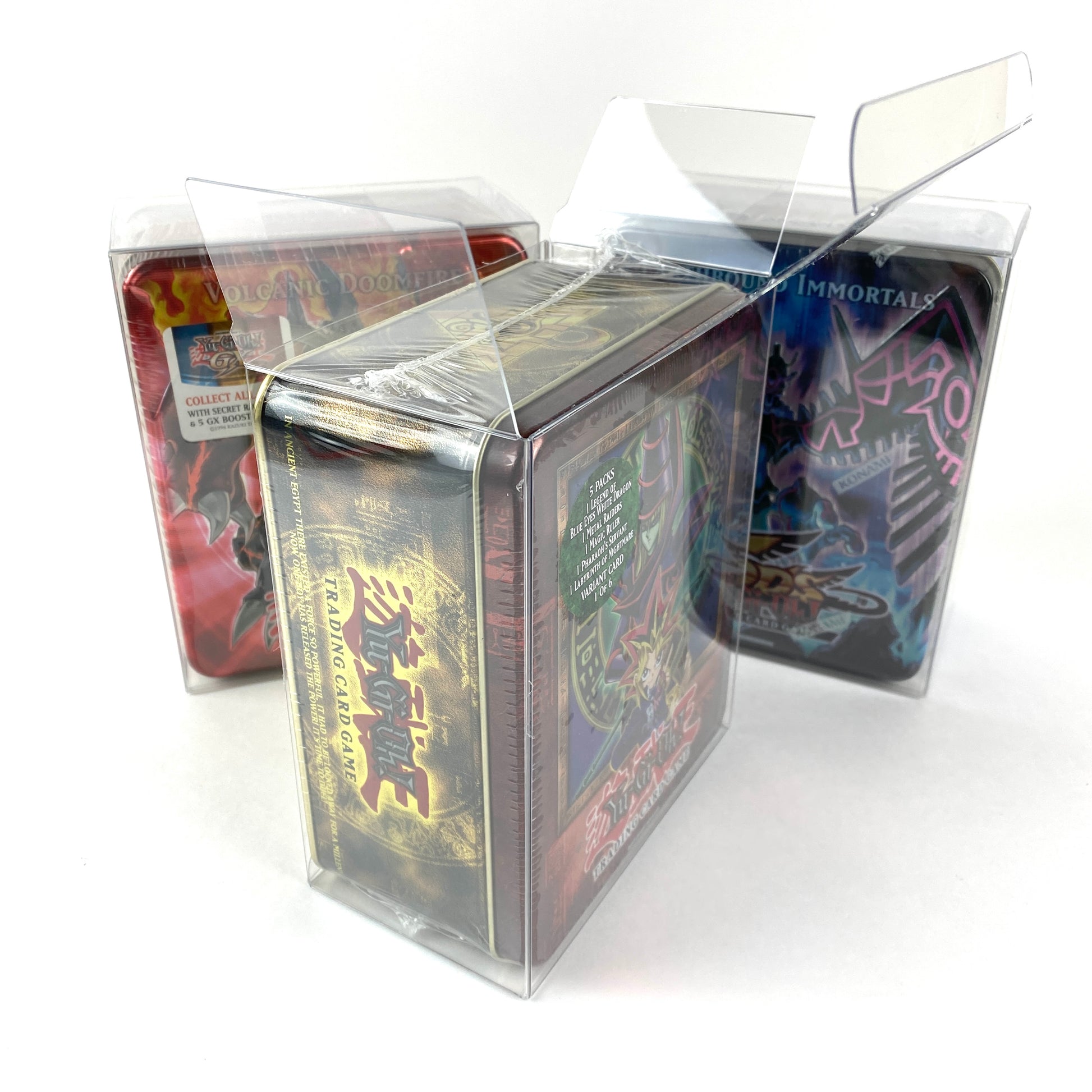F YuGiOh Booster Tin Protectors Strictly Sealed F YuGiOh Booster Tin Protectors Strictly Sealed